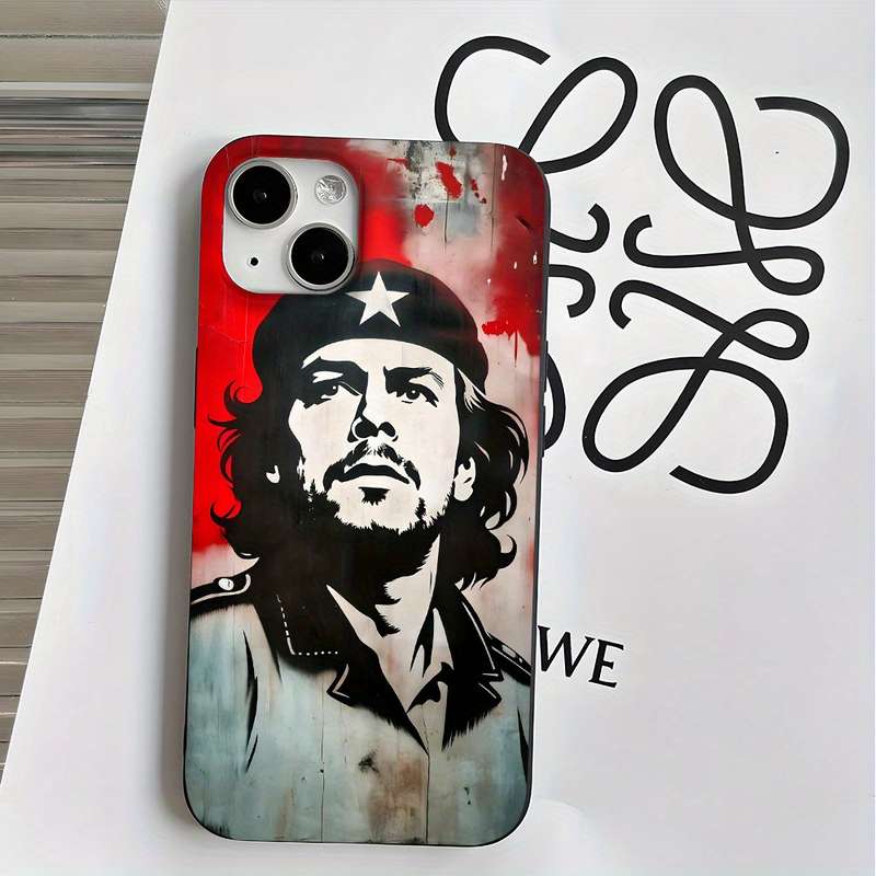 1Pc Black For iPhone 7 Plus Che Guevara Pattern Designs Phone Case