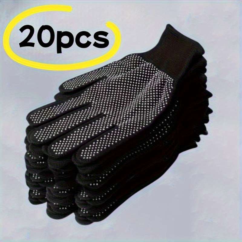 Work Gloves Color Grey Size 20Pcs  10 Pairs