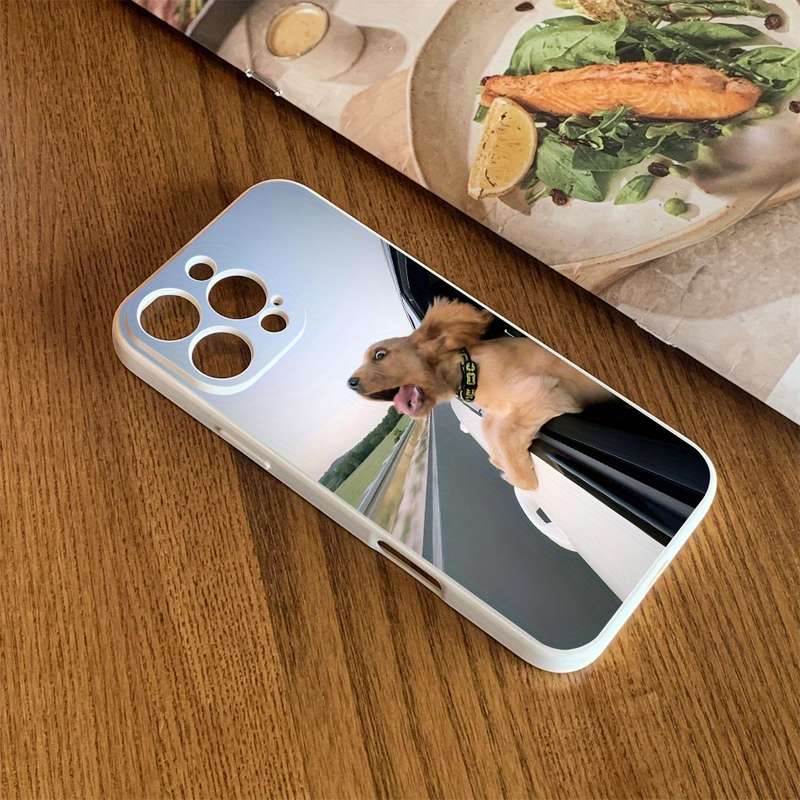 1Pc White For iPhone 12 Mini Cute Puppy Phone Case