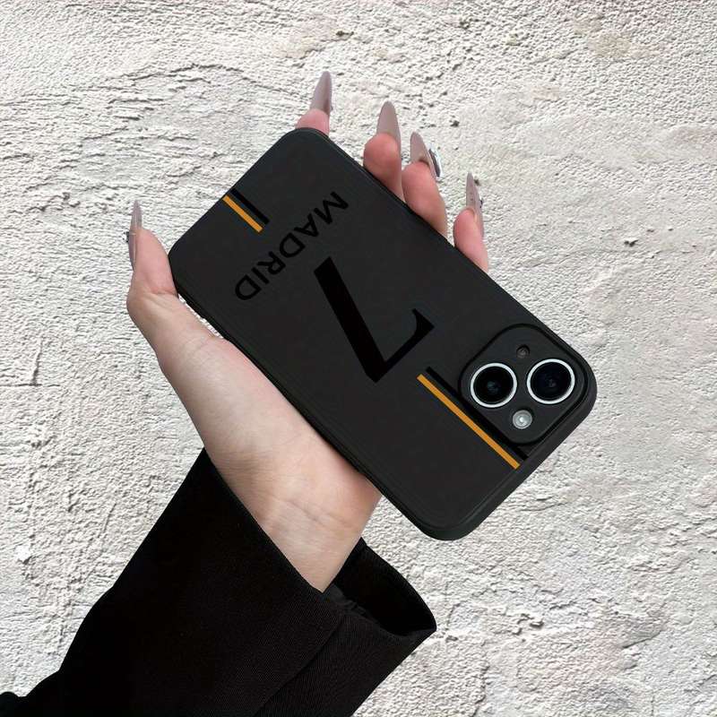 1Pc Mixed Color For iPhone 7 Plus 8 Plus Football No 7 Pattern Phone Case