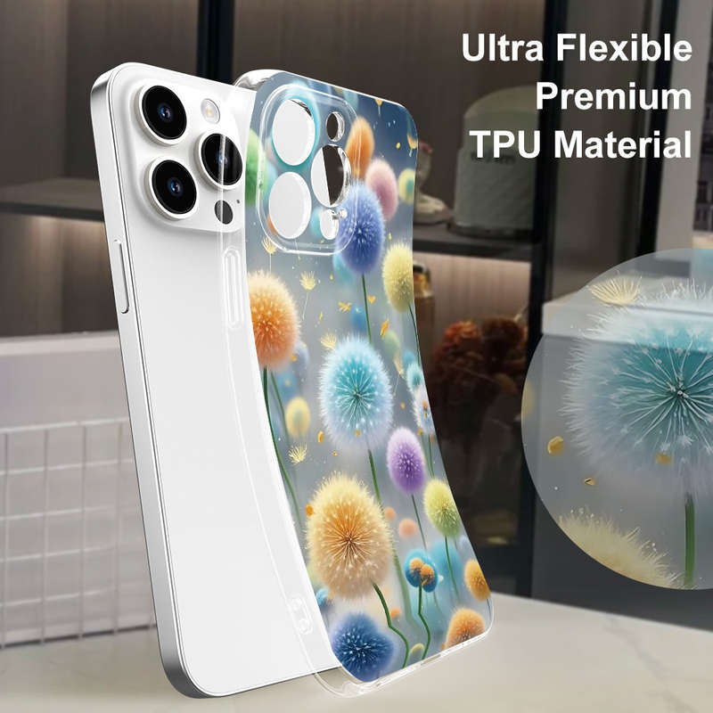 1Pc Transparent For iPhone 12 Mini Phone Case Phone Cover