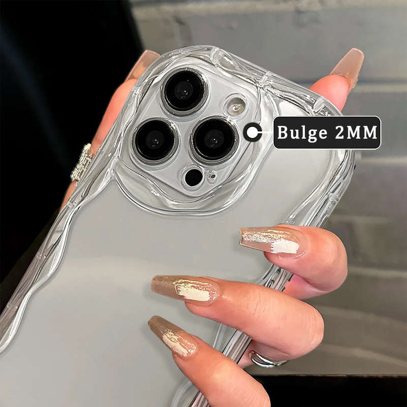 1Pc Transparent For iPhone 11 Pro Phone Case Phone Cover