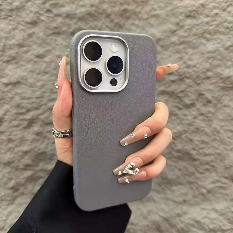 1Pc Brown For iPhone 15 Pro Max Phone Case Phone Cover