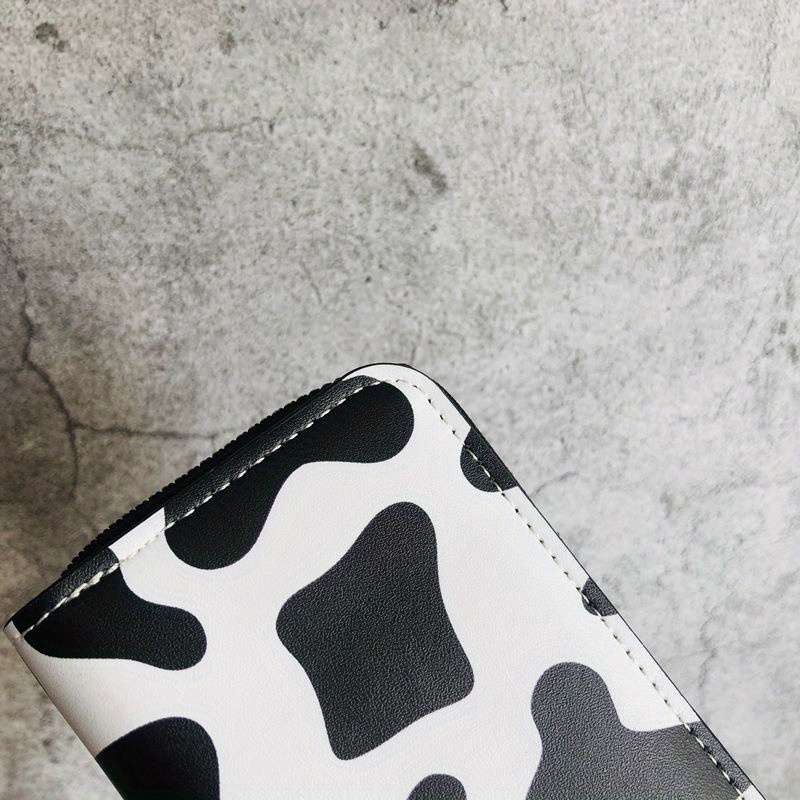 1pc of Cute Card Holder Featuring a Brave Cow Design Large Capacity with Multiple Slots Compa