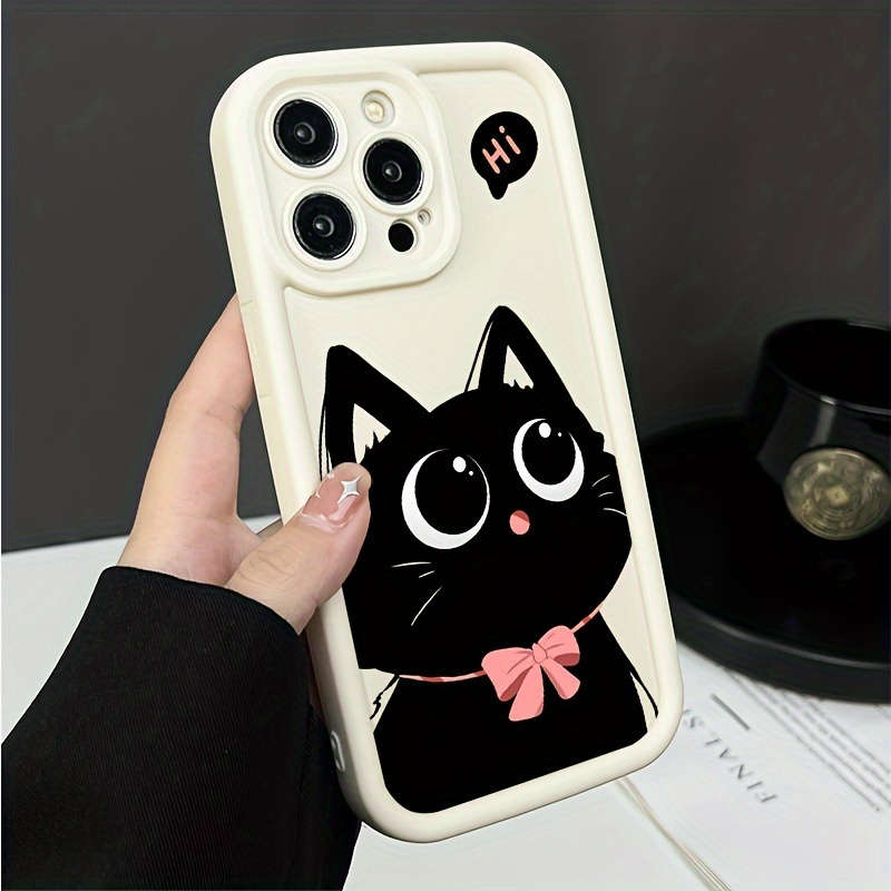 1Pc Black For iPhone 15 Plus Phone Case Phone Cover