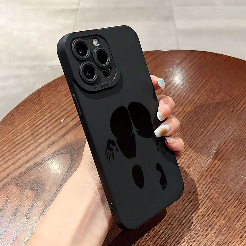 1Pc Black For iPhone 7 Plus 8 Plus Phone Case Phone Cover