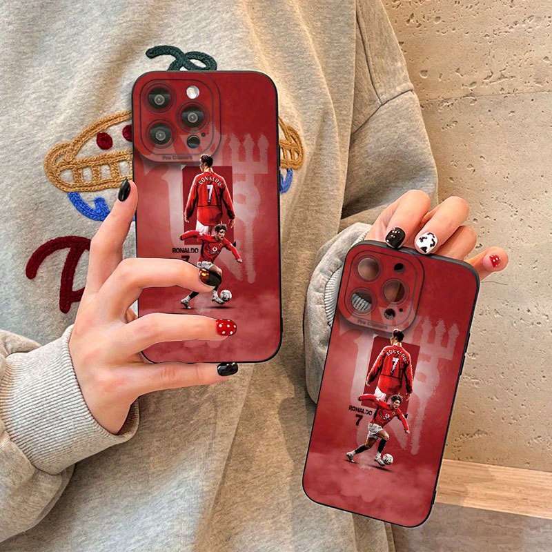 1Pc Black For iPhone 7 Plus 8 Plus Football Design Phone Case