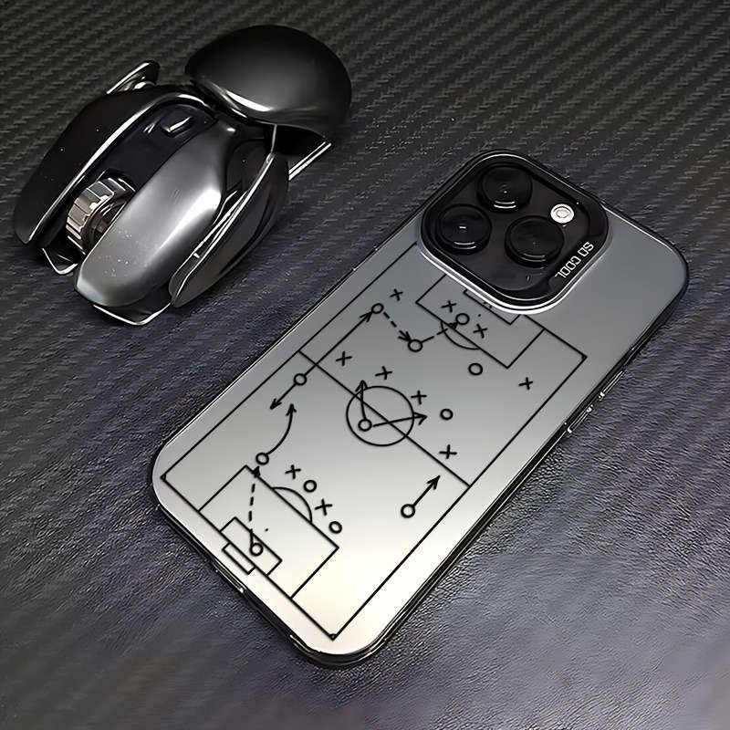 1Pc Black For iPhone 7 Plus 8 Plus Soccer Tactical Phone Case
