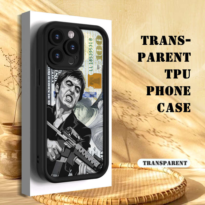 1Pc Black For iPhone 7 Plus 8 Plus Phone Case Phone Cover