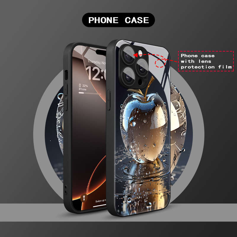 1Pc Mixed Color  For iPhone 11 Pro Max Water Drop Crystal Apple Phone Case