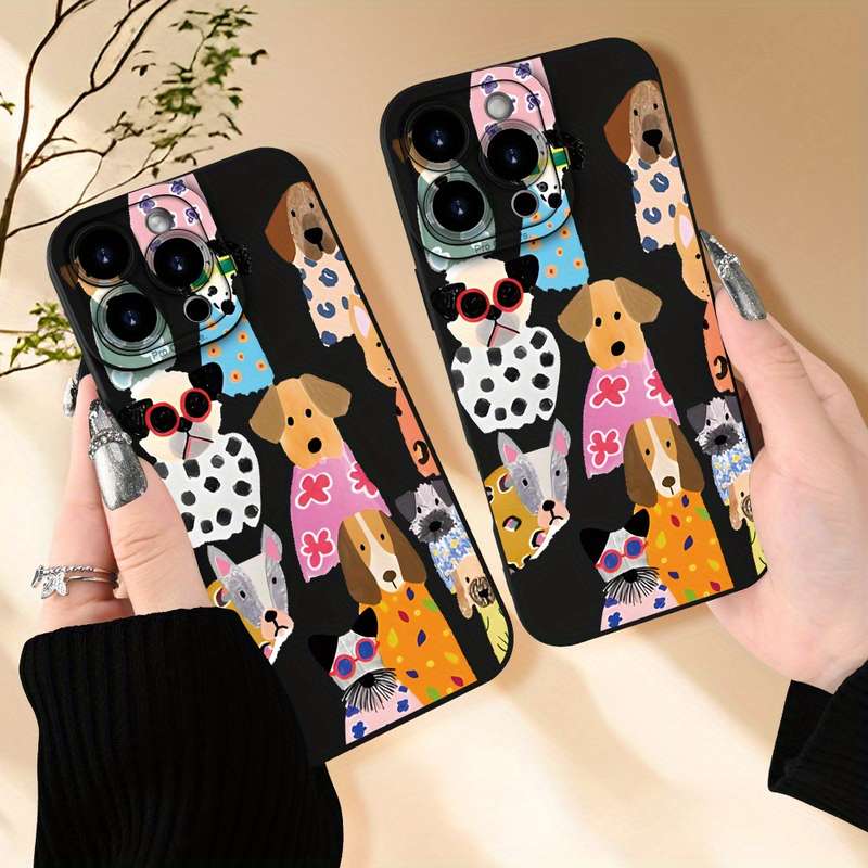 1Pc Black For iPhone 12 Mini Phone Case Phone Cover