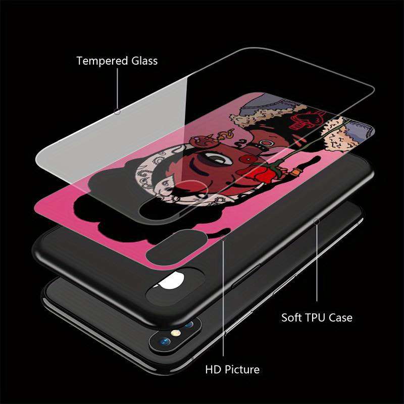 1Pc Mixed Color For iPhone 14 Plus African Girls Phone Case