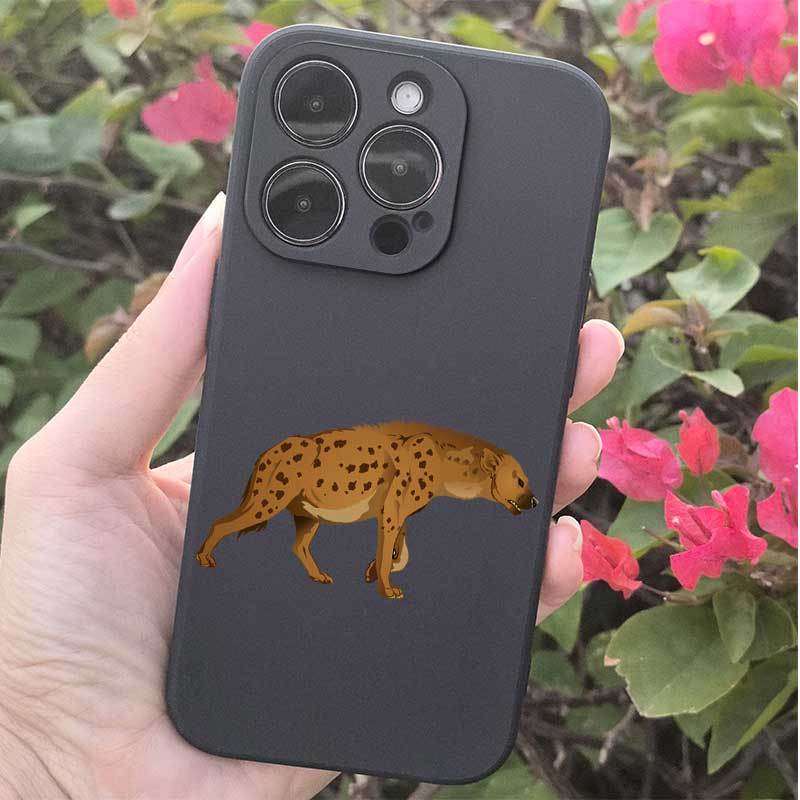 1Pc Dark Green For iPhone 7 Plus 8 Plus African Wild Dog Phone Case