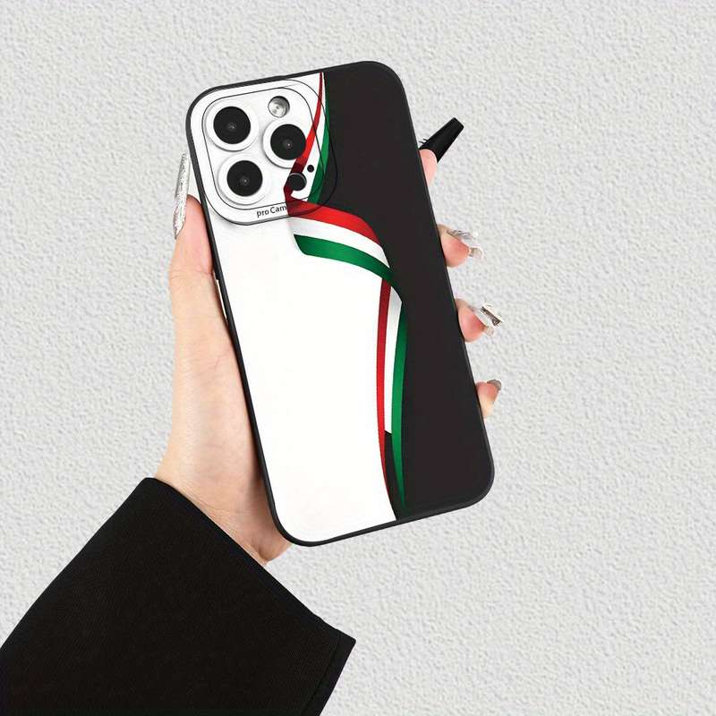 1Pc Mixed Color  For iPhone X XS The Italian Flag Phone Case