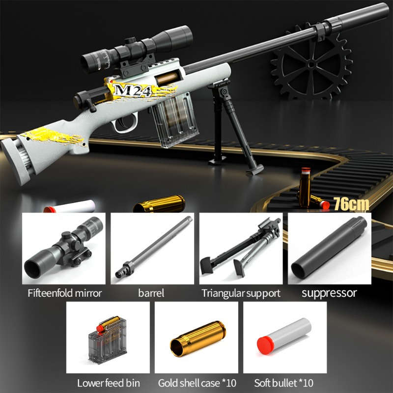 Toy Guns Color  Silvery