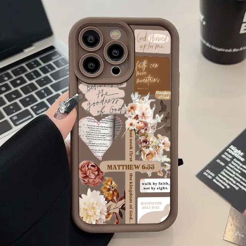 1Pc Brownness For iPhone 7 Plus 8 Plus Phone Case Phone Cover