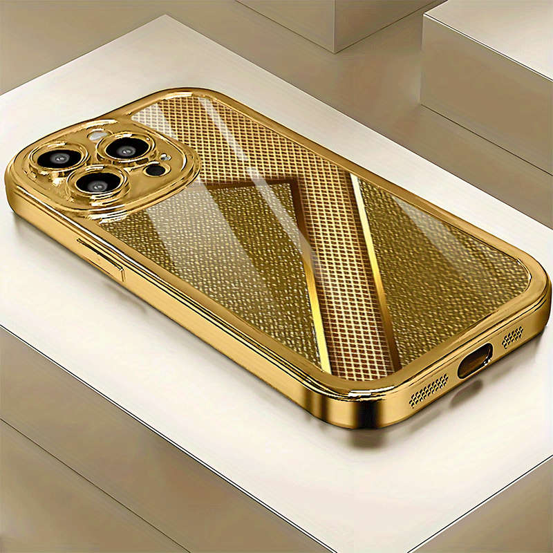 1Pc Golden For iPhone 7 Plus Creative Unique Pattern Phone Case
