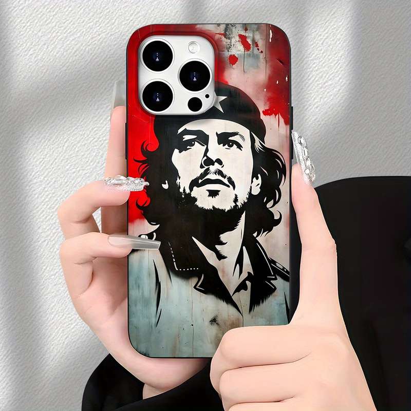 1Pc Black For iPhone 7 Plus Che Guevara Pattern Designs Phone Case