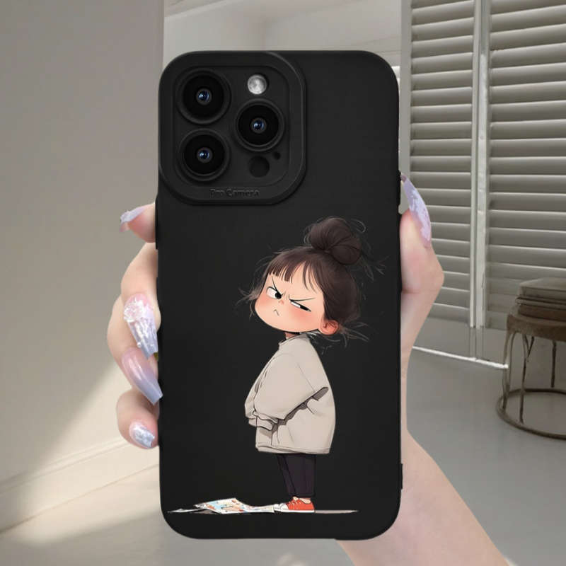 1Pc Black For iPhone 7 Plus 8 Plus Phone Case Phone Cover