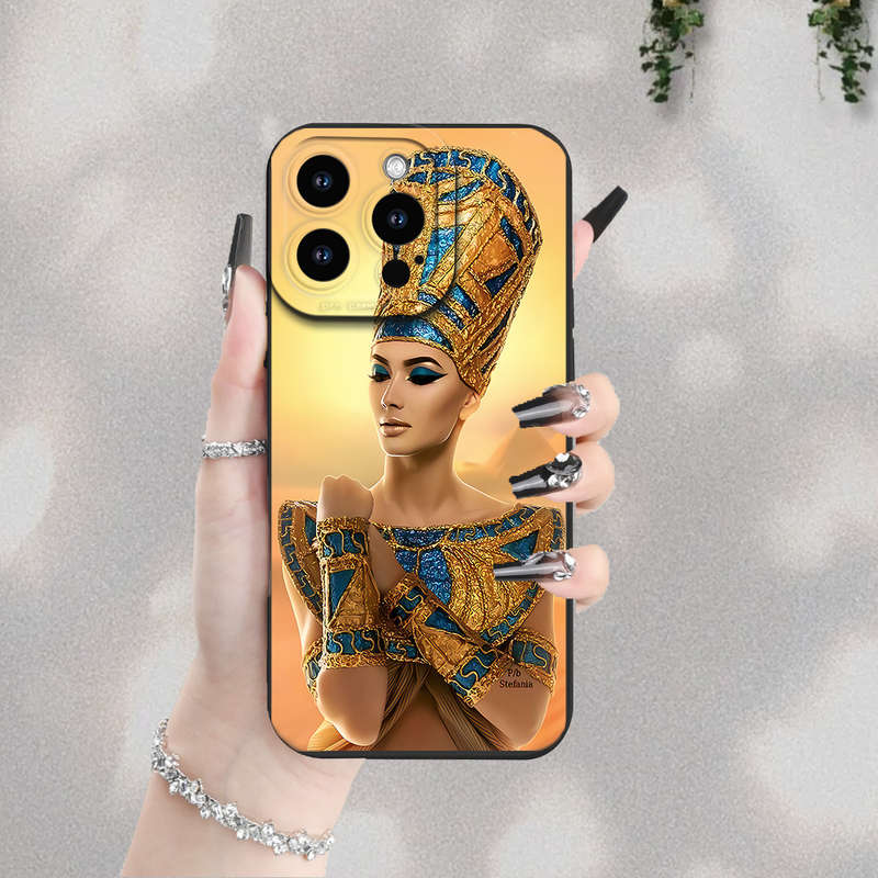 1Pc Black For iPhone 7 Plus Egyptian Queen Phone Case