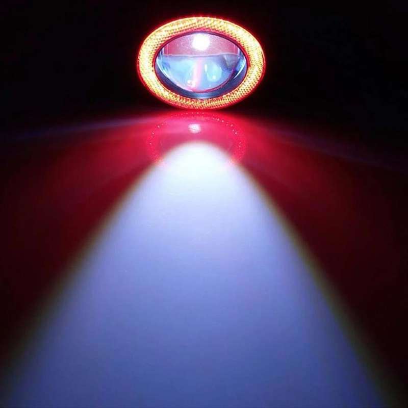 2pcs Red Car  Angel Eyes Decorative Lights Personality Beautiful Decorative Lights