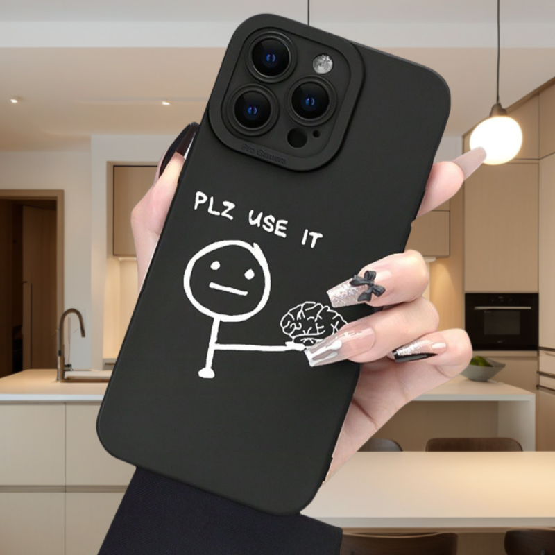 1Pc Black For iPhone 7 Plus 8 Plus Phone Case Phone Cover