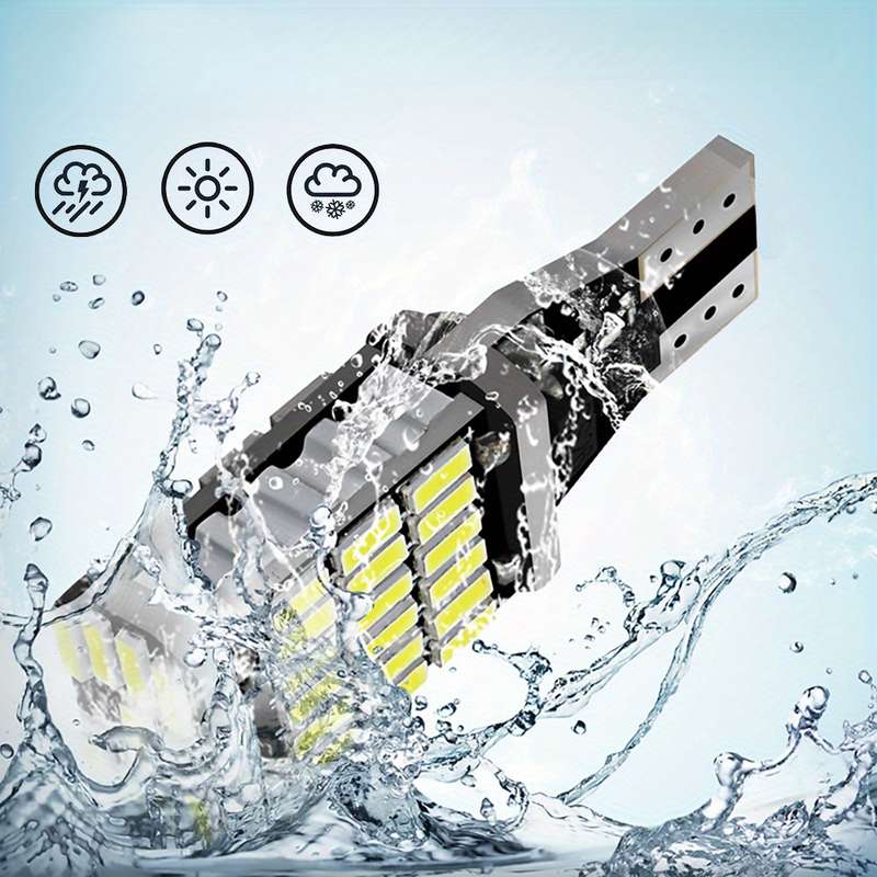 2pcs Red LED Turn Signal Lamp Bulbs T15 W16W 921 912 T16 902 Super Bright 45 SMD 40