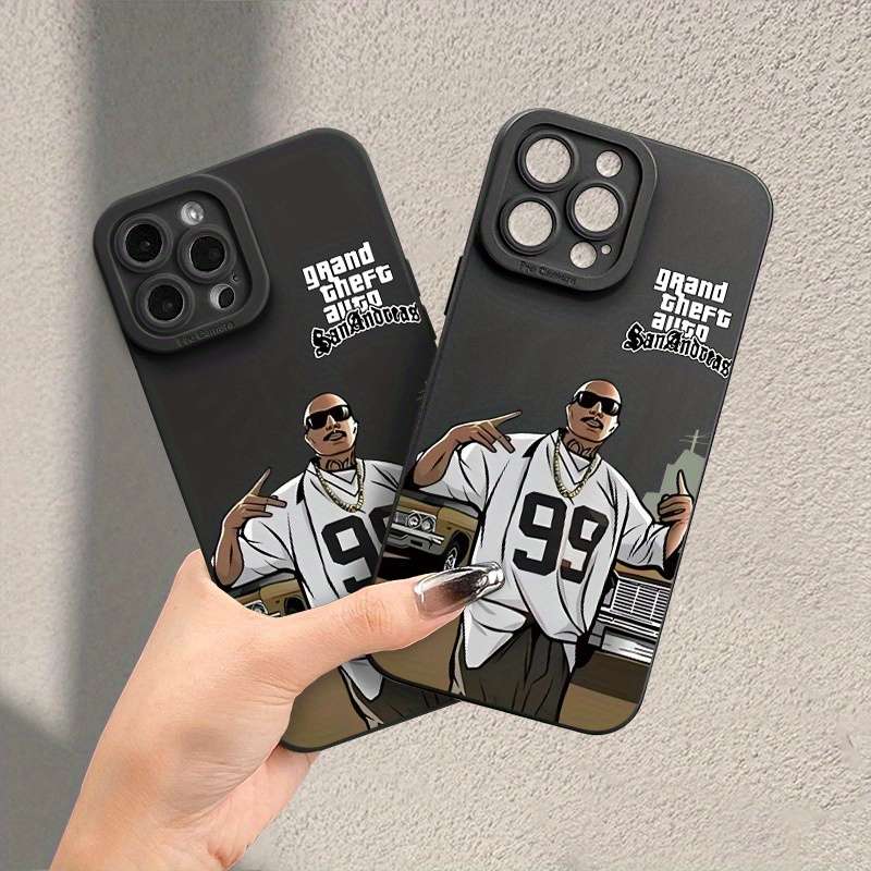 1Pc Mixed Color  For iPhone XS Max Rap Boy Pattern Phone Case