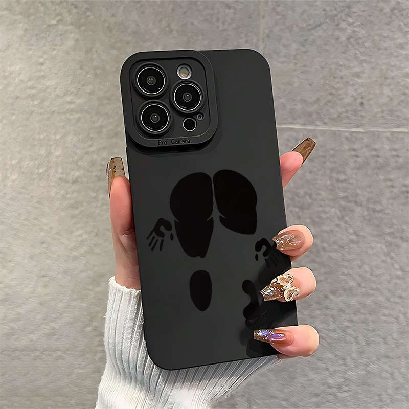 1Pc Black For iPhone 7 Plus 8 Plus Phone Case Phone Cover