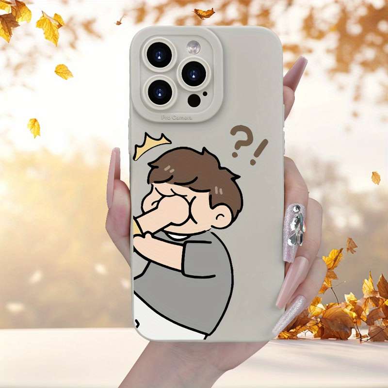 1Pc Black For iPhone 15 Plus Phone Case Phone Cover