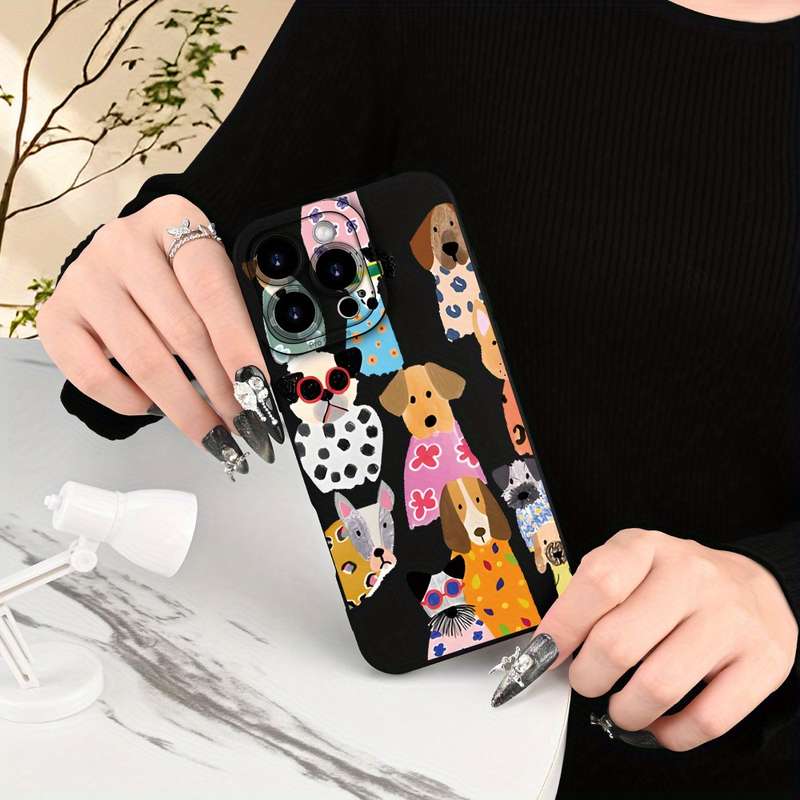 1Pc Black For iPhone 12 Mini Phone Case Phone Cover