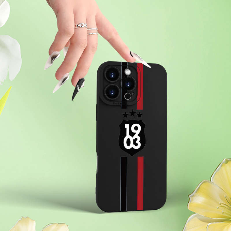 1Pc Black For iPhone X Popular Striped 1903 Phone Case