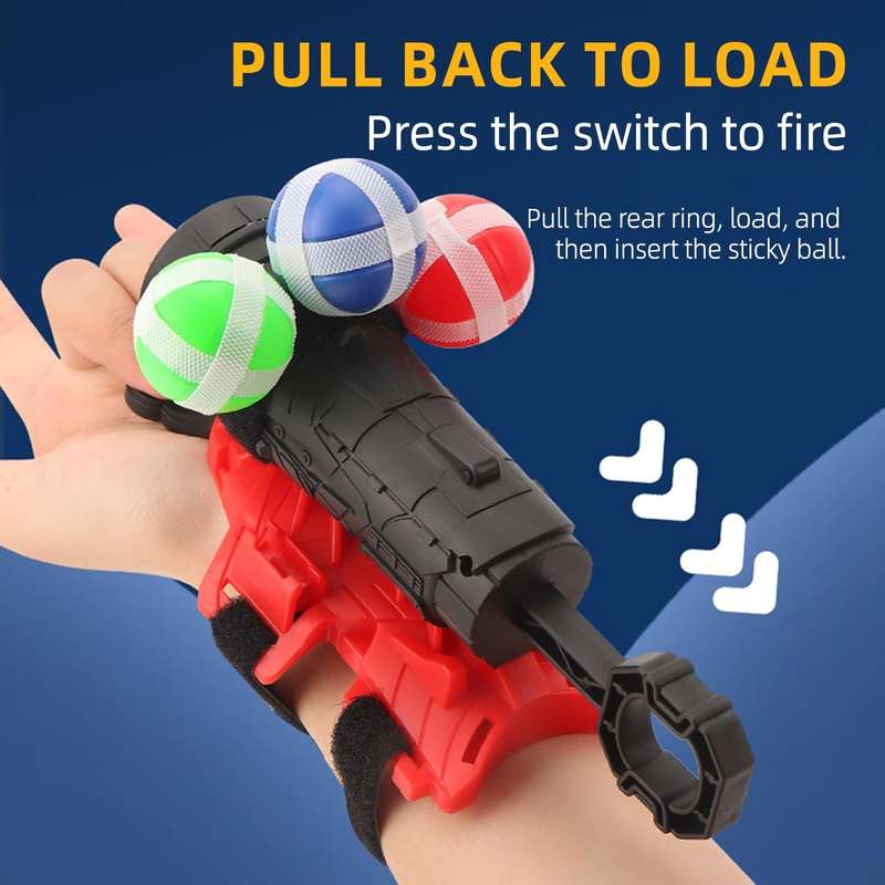 Toy Weapons Items Launcher Add 3 Balls
