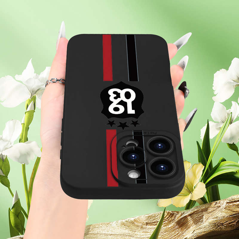 1Pc Black For iPhone X Popular Striped 1903 Phone Case