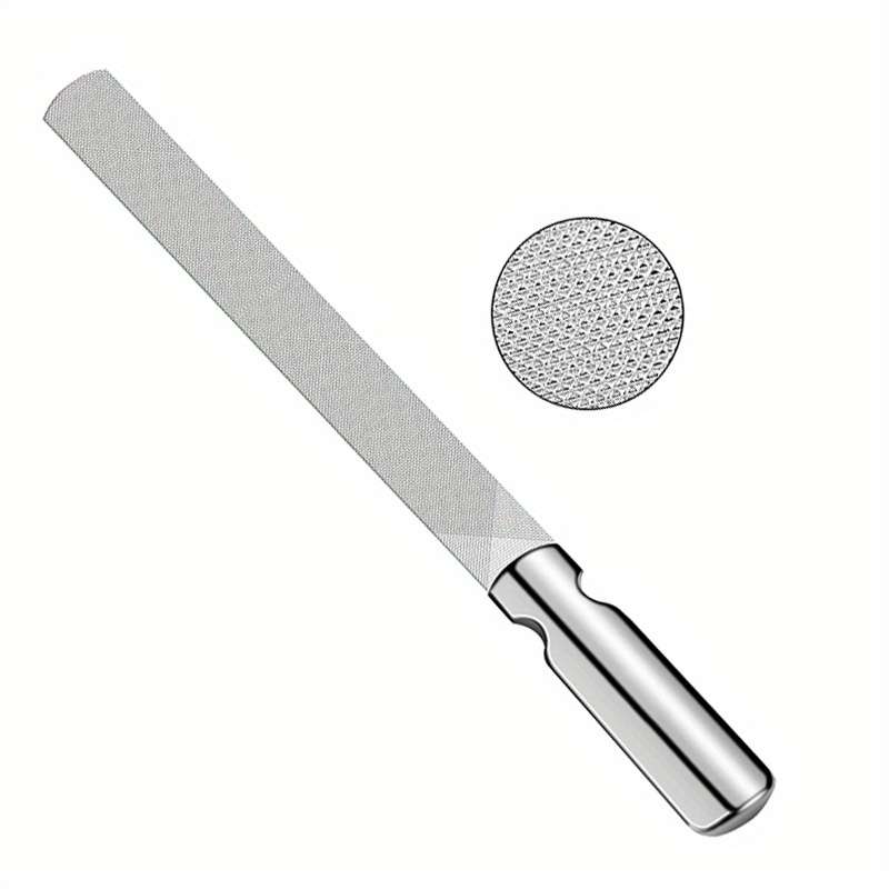 1pcs Professional Double-Sided Stainless Steel Nail Files for Both Men And Women Suitable for