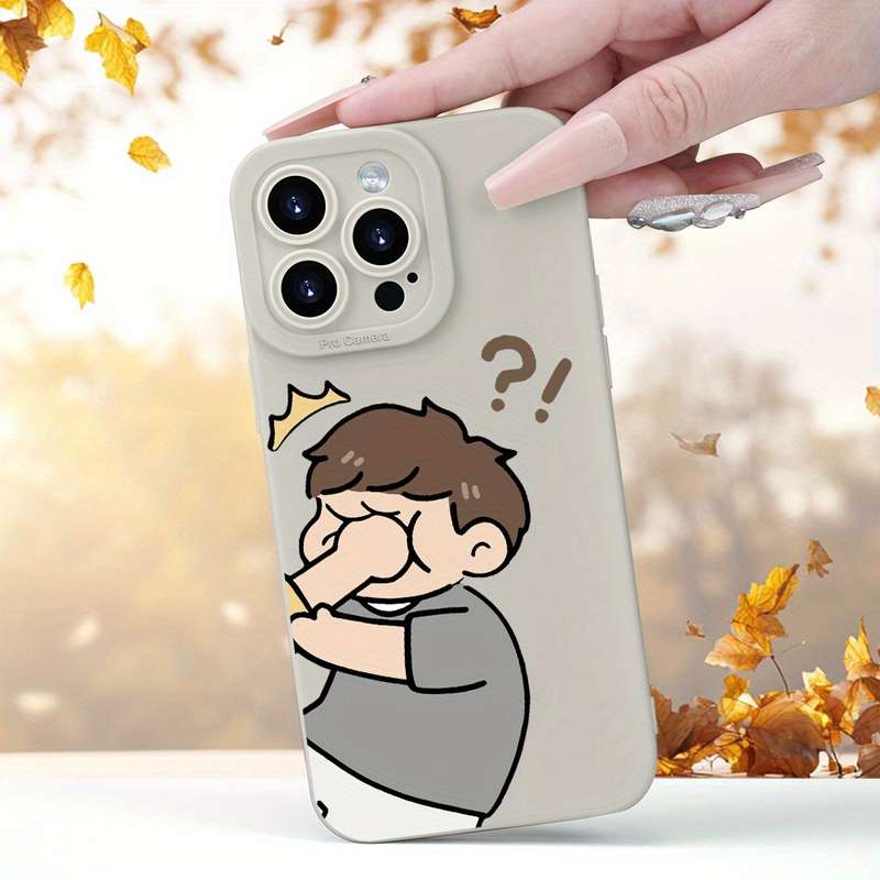 1Pc Black For iPhone 15 Plus Phone Case Phone Cover
