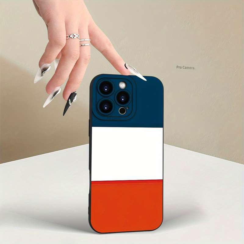 1Pc Black For iPhone XR Dutch Flag Design Phone Case