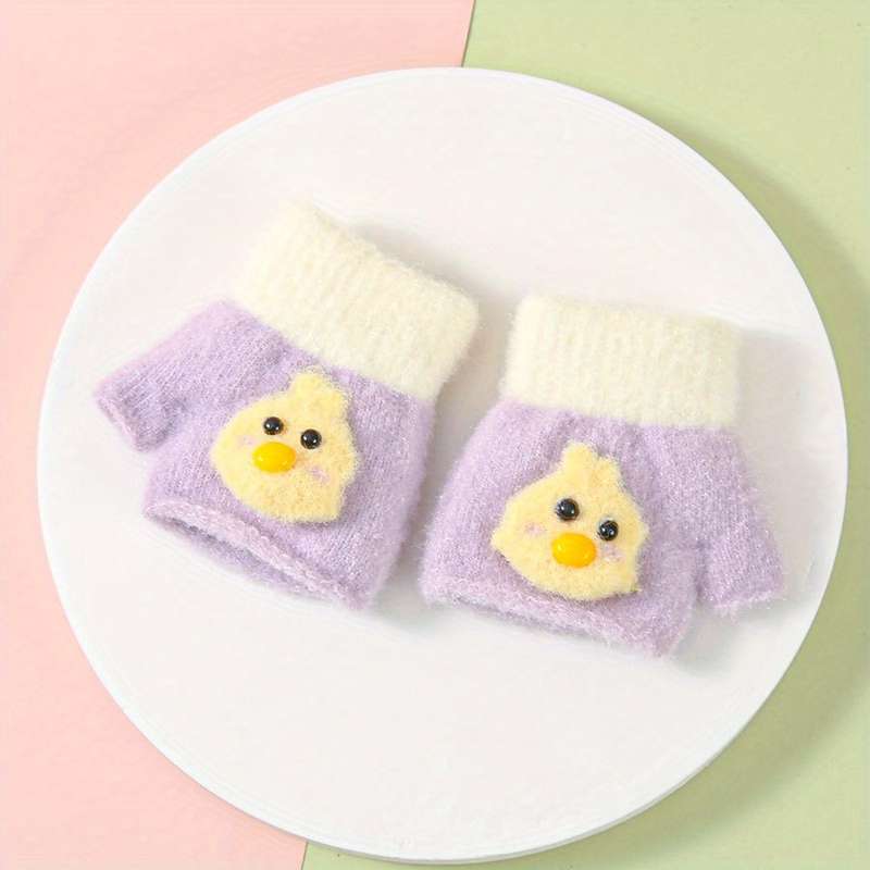 Winter Gloves Color Pink Size 6 To 24 Months