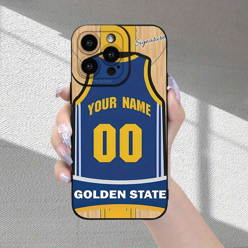 1Pc Black For iPhone X XS Basketball Jersey Design Phone Case