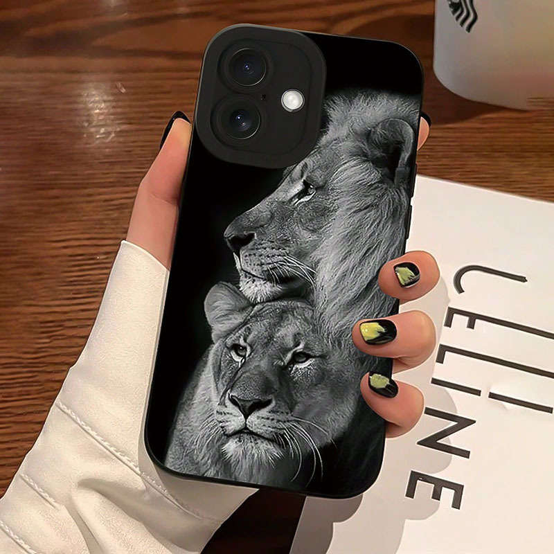 1Pc Black For iPhone 16 Pro Phone Case Phone Cover