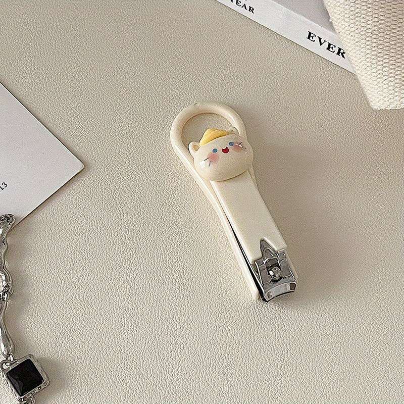 1pc Portable Stainless Steel Nail Clippers with a High Aesthetic Appeal Perfect for Students A