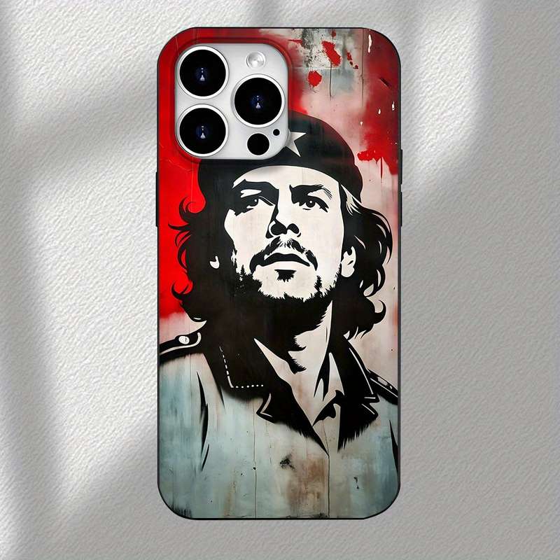 1Pc Black For iPhone 7 Plus Che Guevara Pattern Designs Phone Case