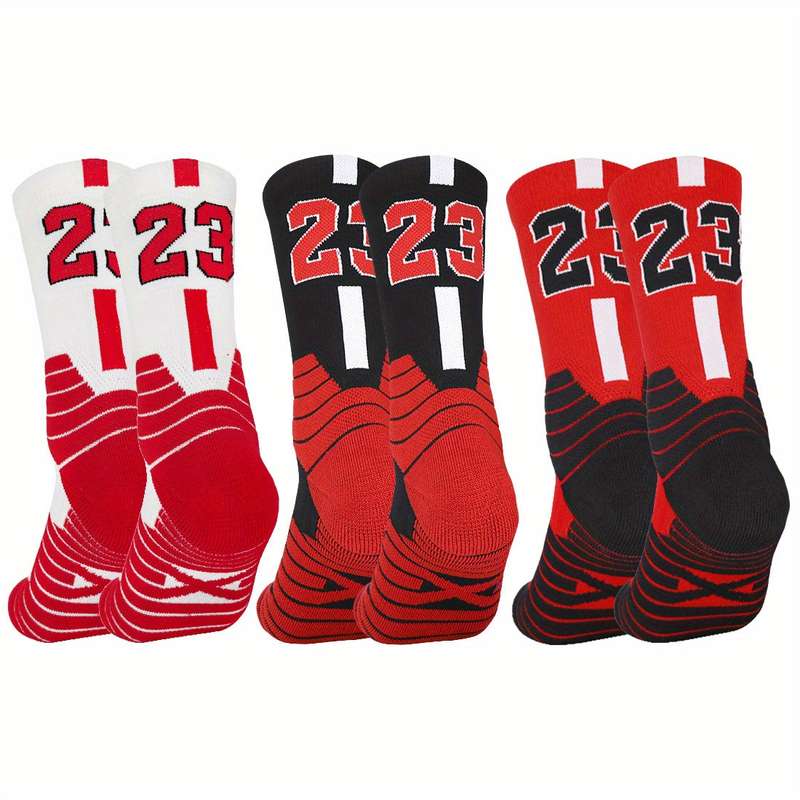 2 Pairs Random Color One Size High Elastic Socks