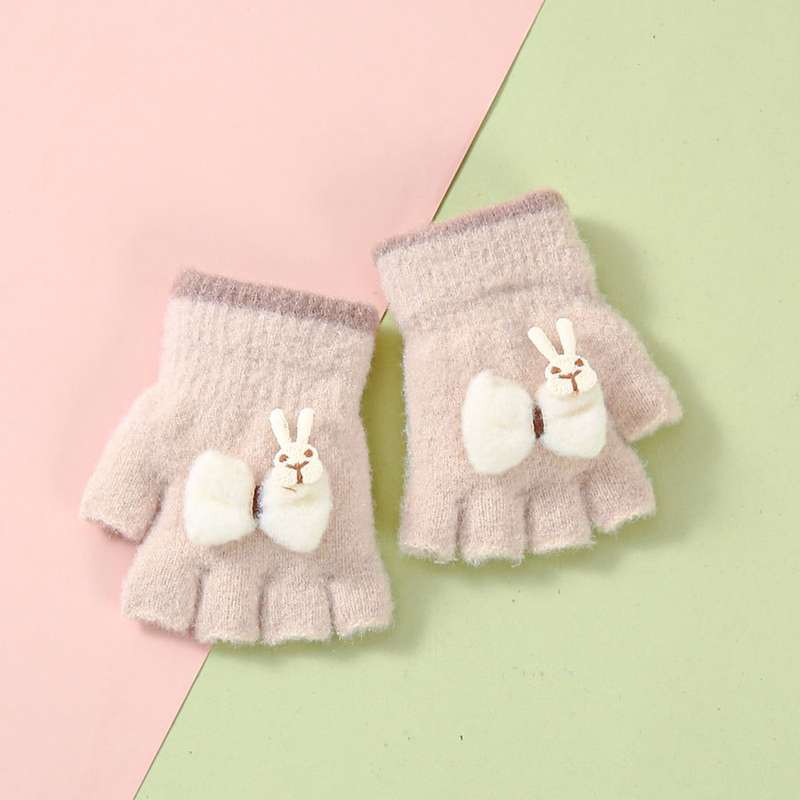 Winter Gloves Color Pink Size 1 To 4Y
