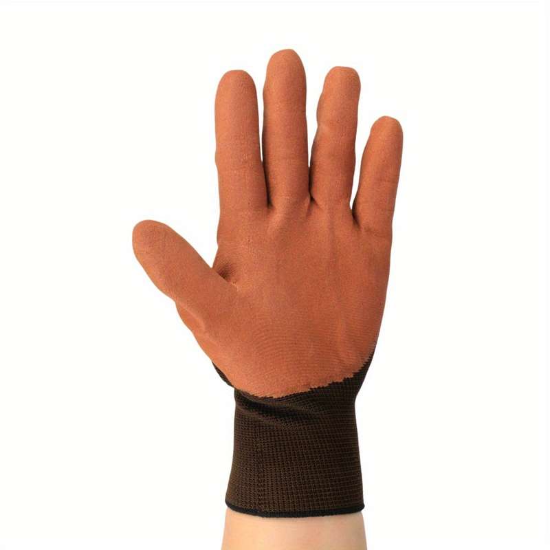 1 Pair Black Finger Thickened Multi Purpose Work Gloves