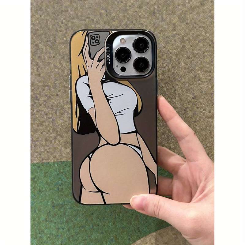 1Pc Black For iPhone 12 Phone Case Phone Cover
