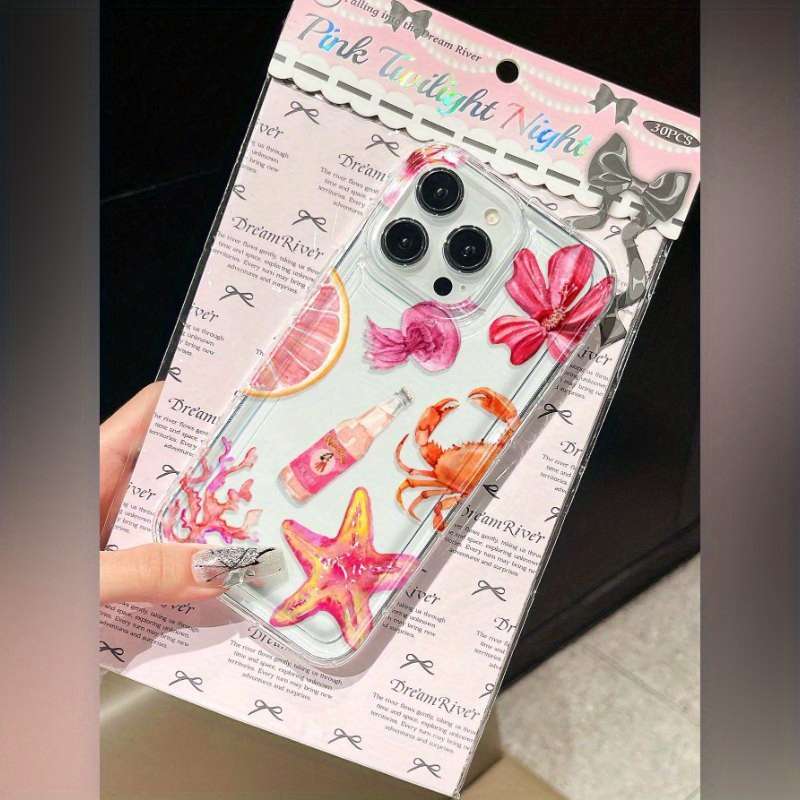 1Pc Transparent For iPhone 7 Plus 8 Plus Phone Case Phone Cover