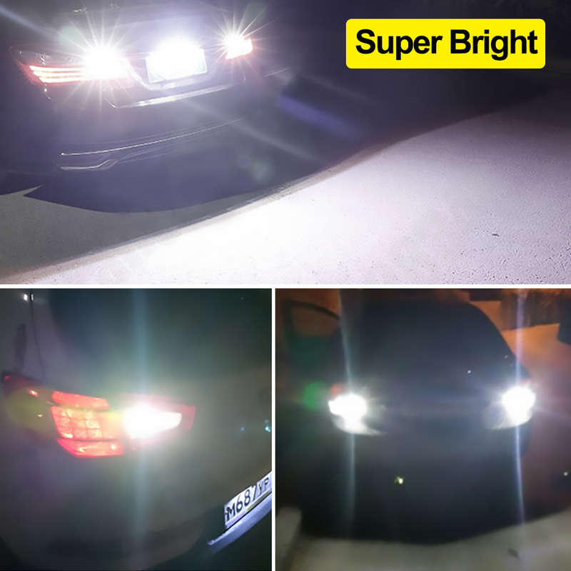 2pcs White LED Turn Signal Lamp Bulbs T15 W16W 921 912 T16 902 Super Bright 45 SMD