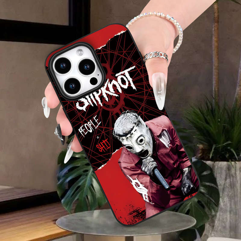 1Pc Black For iPhone XS Max Rapper Pattern Phone Case