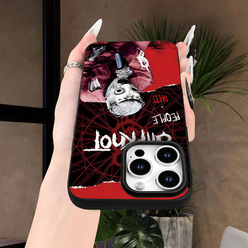 1Pc Black For iPhone XS Max Rapper Pattern Phone Case